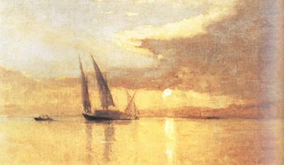 Francois Bocion Sunset at the Lake of Geneva (nn02 china oil painting image